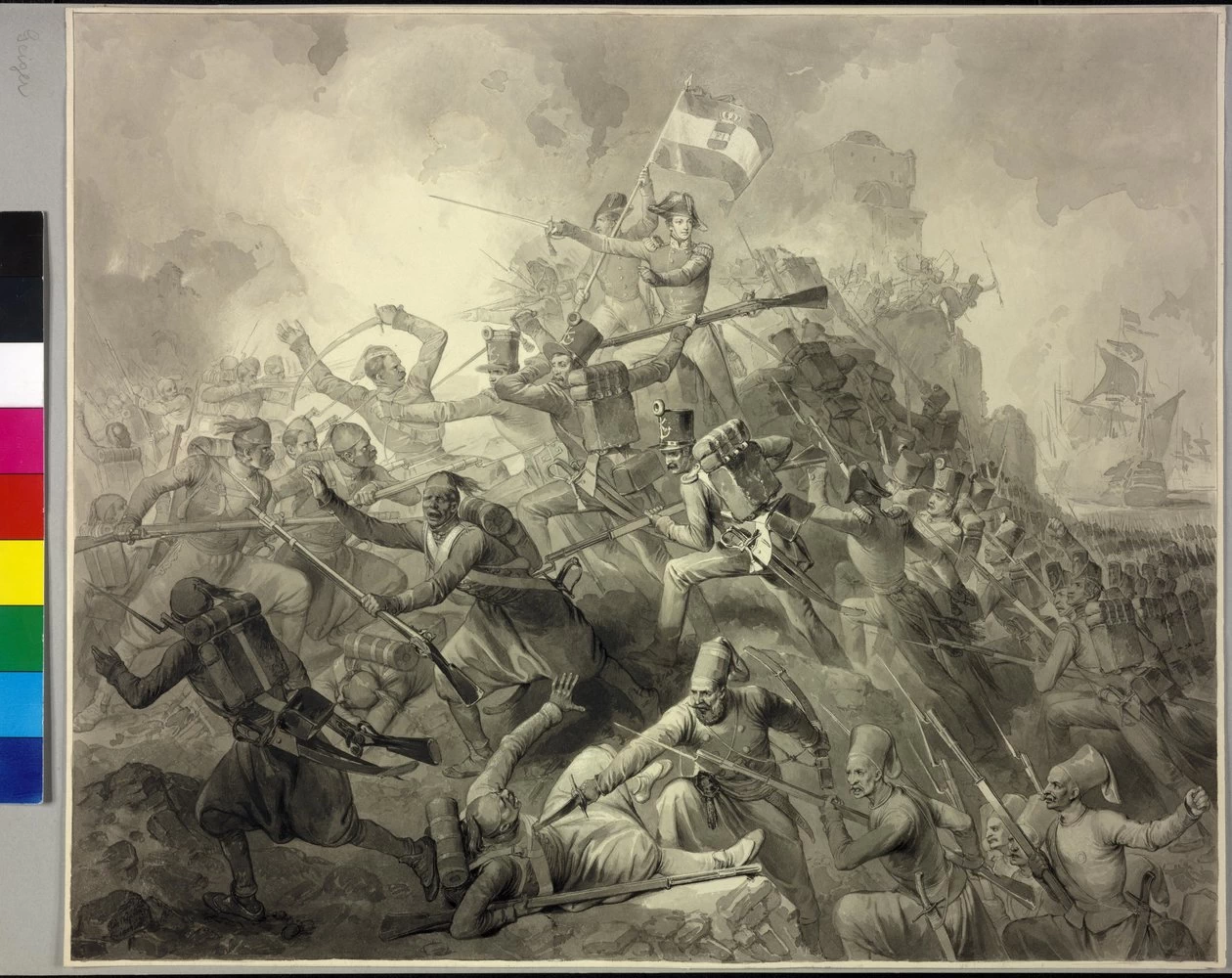 Peter Johann Nepomuk Geiger - Conquista di Saida